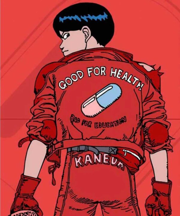 Motorcycle Akira Pill Leather Jacket - Forever Jackets