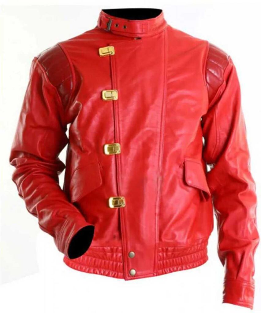 Motorcycle Akira Pill Leather Jacket - Forever Jackets