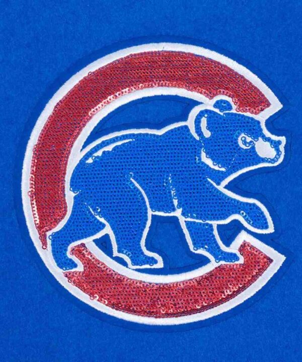 Chicago Cubs Game Day Classics Royal Varsity Wool/Leather Jacket - Forever Jackets
