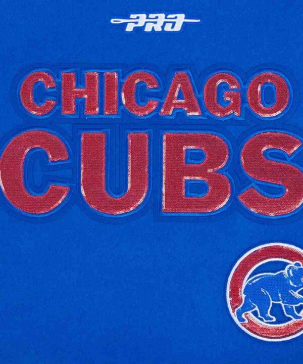 Chicago Cubs Game Day Classics Royal Varsity Wool/Leather Jacket - Forever Jackets