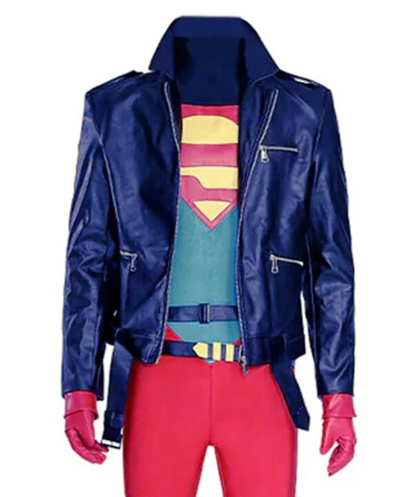 Superboy Comic Leather Jacket - Forever Jackets