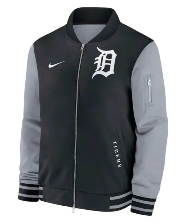 Detroit Tigers Dugout Bomber Full-Zip Jacket - Forever Jackets