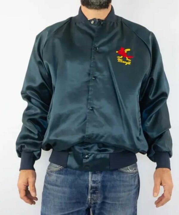 1980’s Memphis Redbirds Blue Bomber Jacket - Forever Jackets