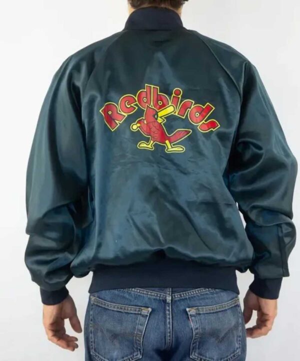 1980’s Memphis Redbirds Blue Bomber Jacket - Forever Jackets
