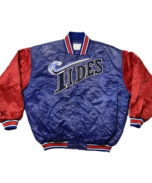 Norfolk Tides Blue and Red Satin Jacket - Forever Jackets