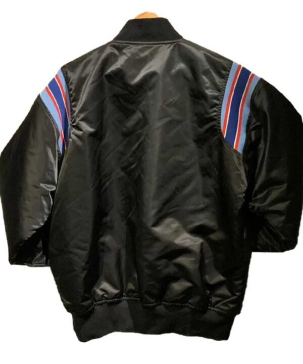 Norfolk Tides Tidewater Baseball Bomber Satin Jacket - Forever Jackets