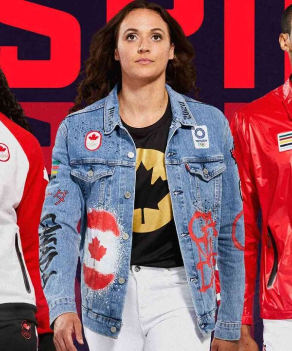 Denim Olympic 2021 Canada Team Jacket - Forever Jackets