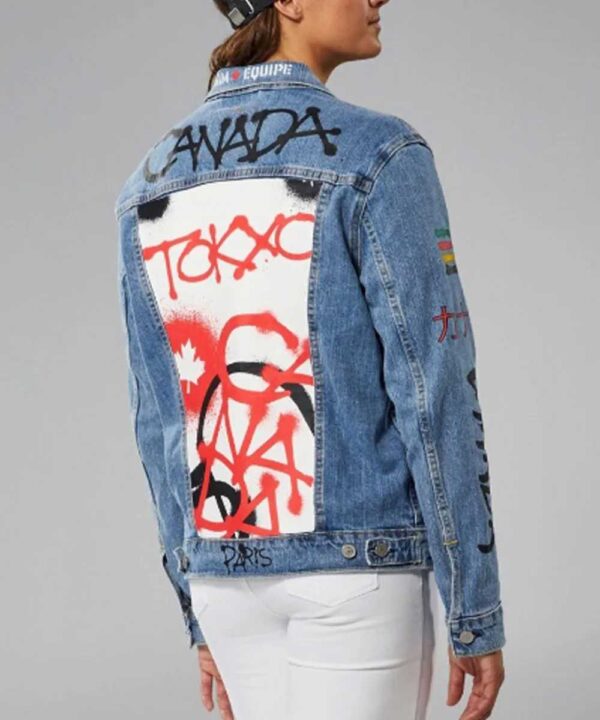 Denim Olympic 2021 Canada Team Jacket - Forever Jackets