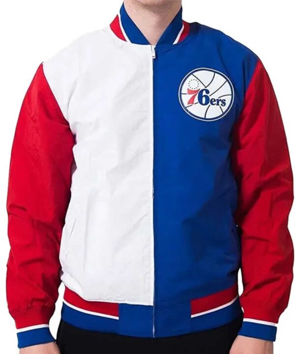 Philadelphia 76ers Warm Up Team History Jacket - Forever Jackets