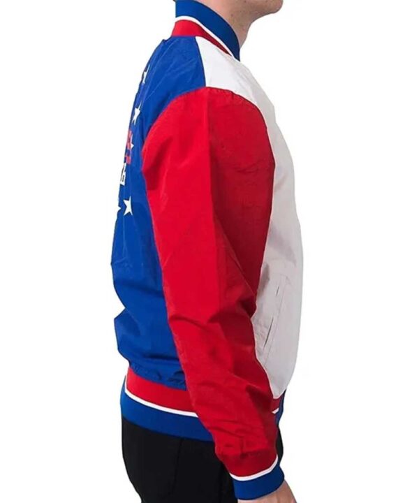 Philadelphia 76ers Warm Up Team History Jacket - Forever Jackets