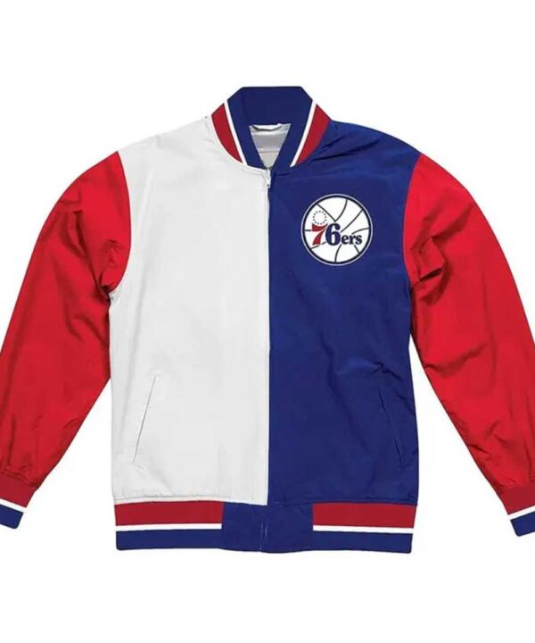 Philadelphia 76ers Warm Up Team History Jacket - Forever Jackets