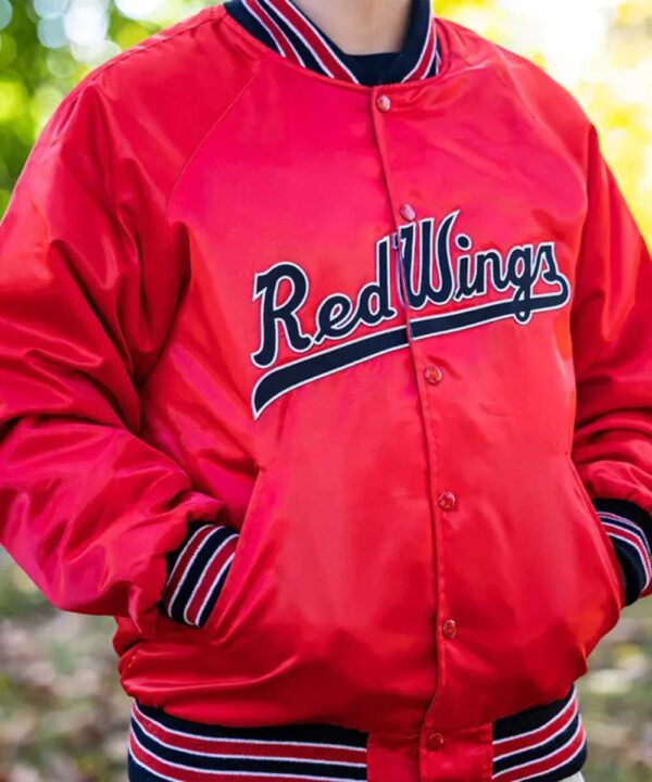 Rochester Red Wings Dugout Red Jacket - Forever Jackets