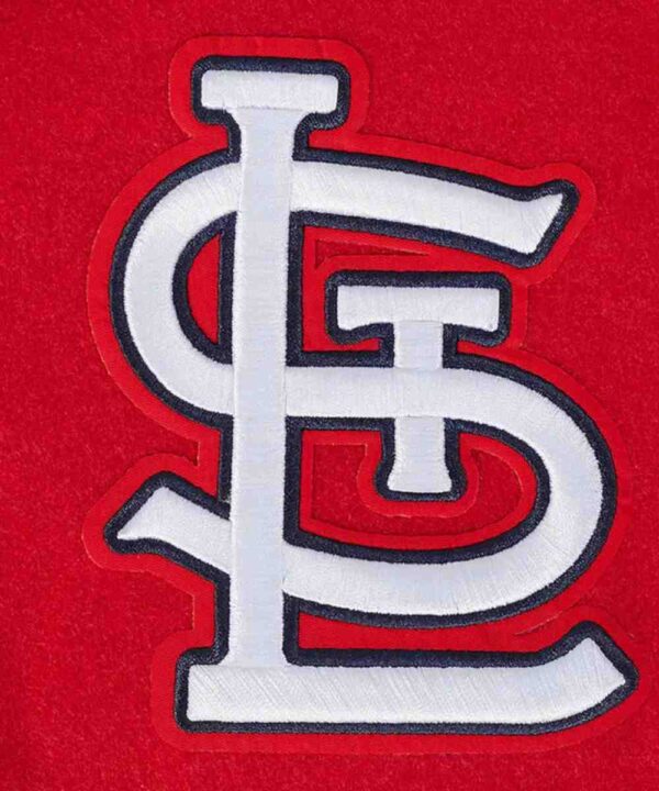 St. Louis Cardinals Game Day Classics Red Varsity Wool/Leather Jacket - Forever Jackets