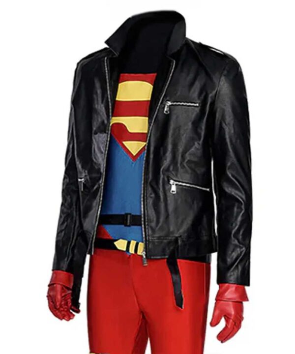 Superboy Comic Leather Jacket - Forever Jackets