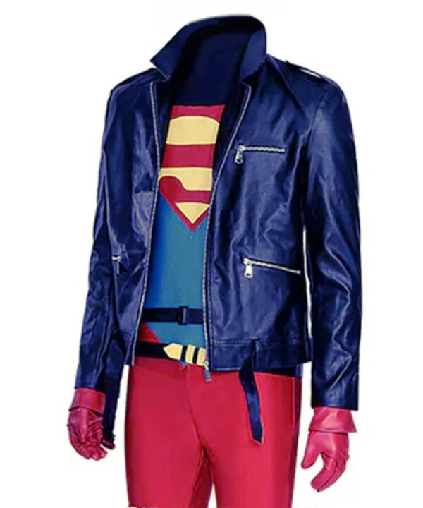 Superboy Comic Leather Jacket - Forever Jackets