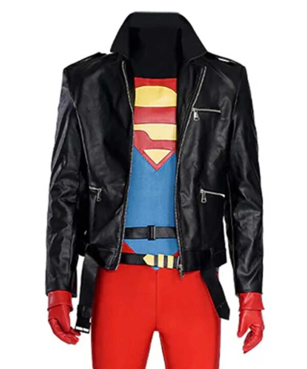Superboy Comic Leather Jacket - Forever Jackets