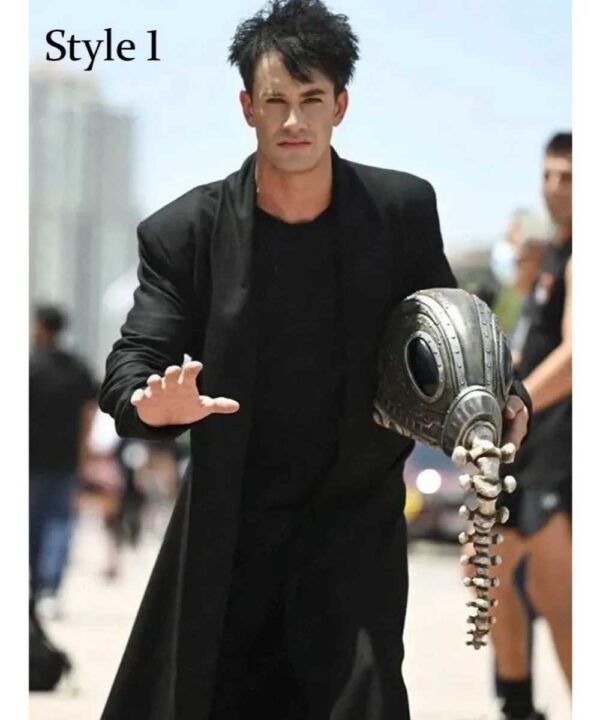 The Sandman Tom Sturridge Black Wool Coat - Forever Jackets